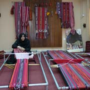 Bedou woman weaving